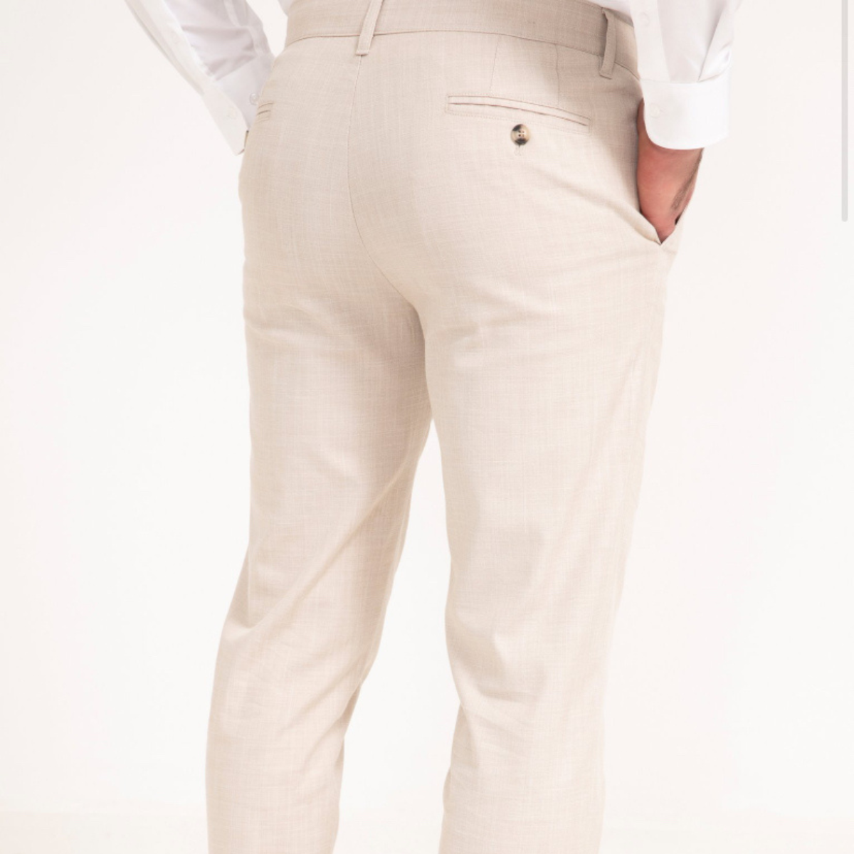 Pantalon chino creamy